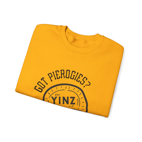 Heavy Blend Sweatshirt - Yinz Got Pierogies? Classic Crewneck Pullover Sweatshirt - YinzerShop