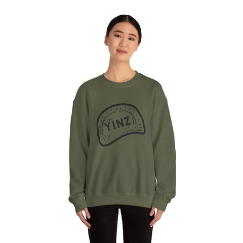 Heavy Blend Sweatshirt - Yinz Pierogi Crewneck Unisex Cotton Polyester Blend Sweatshirt - YinzerShop