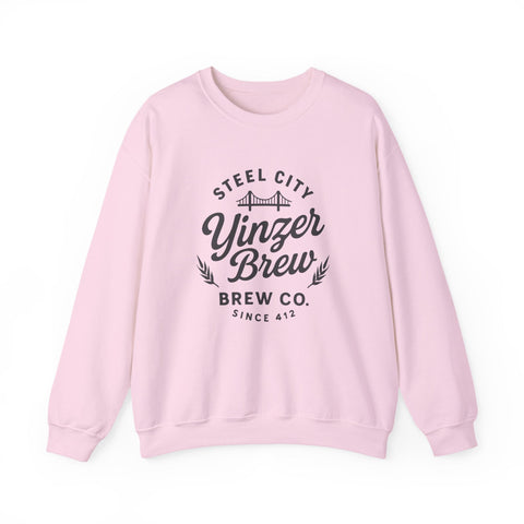 Heavy Blend Sweatshirt – Yinzer Brew Crewneck | Comfortable Cotton Polyester Blend Sweatshirt - YinzerShop