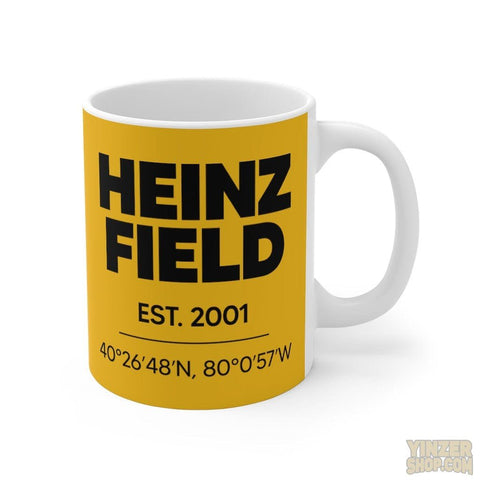 Heinz Field Coffee Mug - 11oz Durable Ceramic Cup | Pittsburgh Sports Fan Gift Mug - YinzerShop