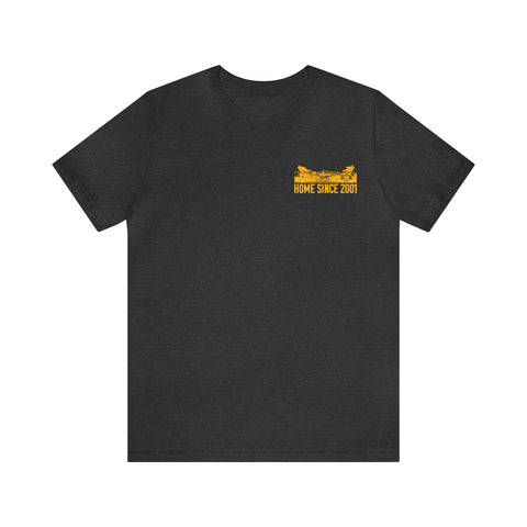 Heinz Field Home Series T-Shirt - Print On Back - Short Sleeve Tee T-Shirt Printify Dark Grey Heather S 