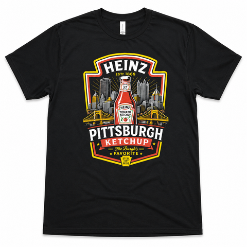 Heinz Ketchup Pittsburgh Skyline Tee