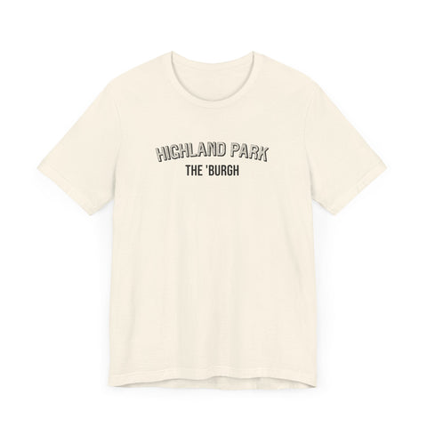 Highland Park - The Burgh Neighborhood Series - Unisex Jersey Short Sleeve Tee T-Shirt - YinzerShop