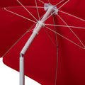 Ohio State Buckeyes - 5.5 Ft. Portable Beach Umbrella Beach Umbrella Picnic Time Family of Brands   