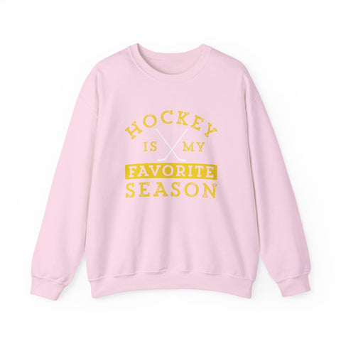 Hockey Is My Favorite Season - Heavy Blend™ Crewneck Sweatshirt Sweatshirt - YinzerShop