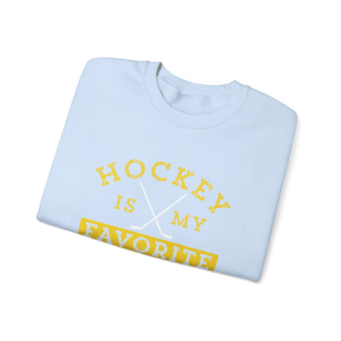 Hockey Is My Favorite Season - Heavy Blend™ Crewneck Sweatshirt Sweatshirt - YinzerShop