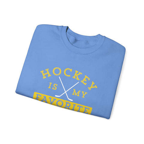 Hockey Is My Favorite Season - Heavy Blend™ Crewneck Sweatshirt Sweatshirt - YinzerShop