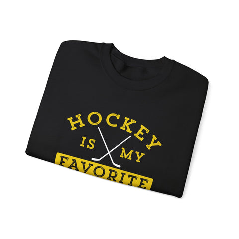 Hockey Is My Favorite Season - Heavy Blend™ Crewneck Sweatshirt Sweatshirt - YinzerShop