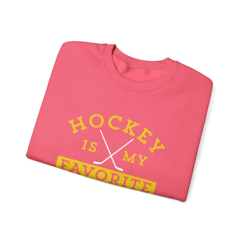 Hockey Is My Favorite Season - Heavy Blend™ Crewneck Sweatshirt Sweatshirt - YinzerShop