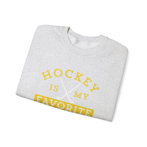 Hockey Is My Favorite Season - Heavy Blend™ Crewneck Sweatshirt Sweatshirt - YinzerShop