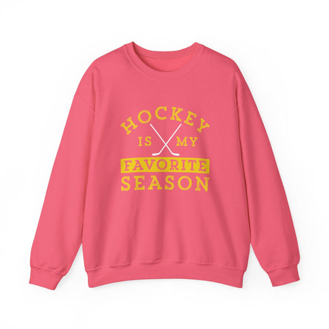 Hockey Is My Favorite Season - Heavy Blend™ Crewneck Sweatshirt Sweatshirt - YinzerShop