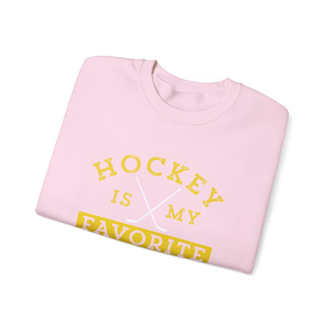 Hockey Is My Favorite Season - Heavy Blend™ Crewneck Sweatshirt Sweatshirt - YinzerShop