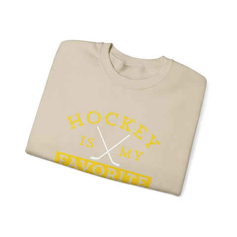 Hockey Is My Favorite Season - Heavy Blend™ Crewneck Sweatshirt Sweatshirt - YinzerShop