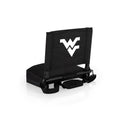 West Virginia Mountaineers - Gridiron Stadium Seat Stadium Seat Picnic Time Family of Brands Black  