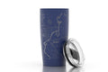 Home Town Map 20 oz Insulated Pint Tumbler Tumbler 20oz - YinzerShop