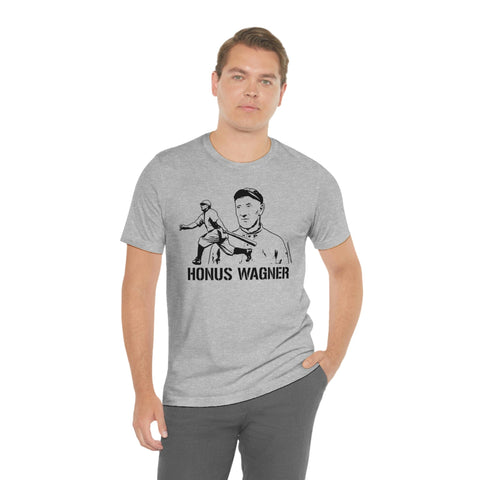 Honus Wagner Legend T-Shirt Short Sleeve Tee T-Shirt Printify   