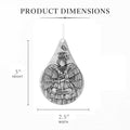Hope Angel Ornament - Personalized Teardrop Gift with Engraved Message by Wendell August Forge Ornament - YinzerShop