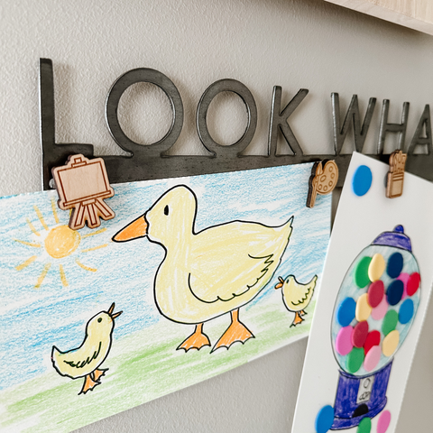 'Look What We Made' Magnetic Bar (sans serif font)