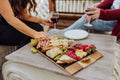 Ohio State Buckeyes - Covina Acacia and Slate Serving Tray  Picnic Time Family of Brands   