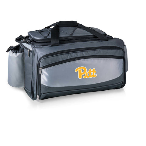 Pittsburgh Panthers - Vulcan Portable Propane Grill & Cooler Tote Cooler Tote Bag Picnic Time Family of Brands Black  