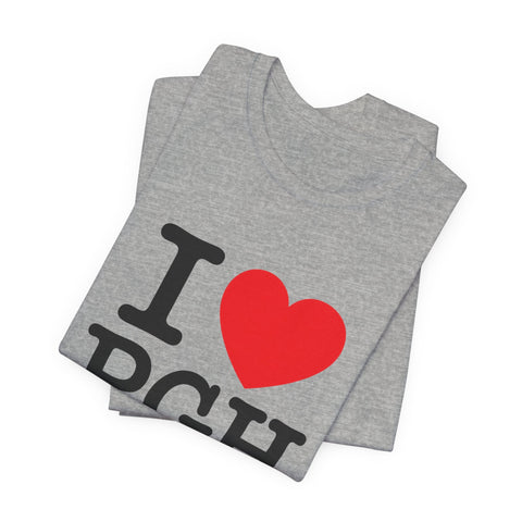I Heart PGH - Unisex Jersey Short Sleeve Tee T-Shirt - YinzerShop