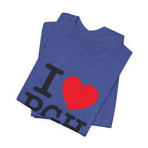 I Heart PGH - Unisex Jersey Short Sleeve Tee T-Shirt - YinzerShop