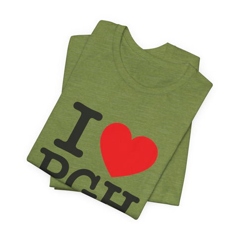 I Heart PGH - Unisex Jersey Short Sleeve Tee T-Shirt - YinzerShop
