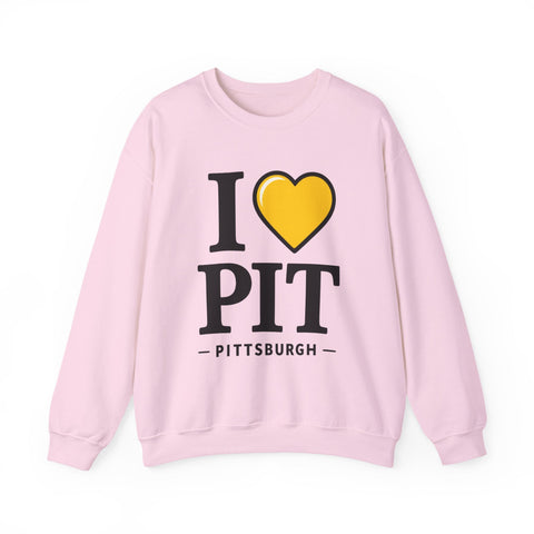 I Heart PIT - Gildan Heavy Blend™ Crewneck Sweatshirt Sweatshirt - YinzerShop