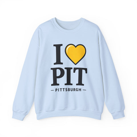 I Heart PIT - Gildan Heavy Blend™ Crewneck Sweatshirt Sweatshirt - YinzerShop