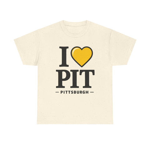 I Heart PIT - Unisex Heavy Cotton Tee T-Shirt - YinzerShop