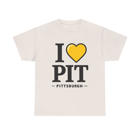 I Heart PIT - Unisex Heavy Cotton Tee T-Shirt - YinzerShop