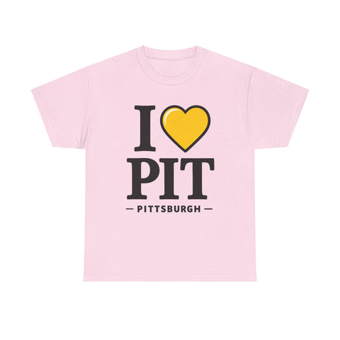 I Heart PIT - Unisex Heavy Cotton Tee T-Shirt - YinzerShop