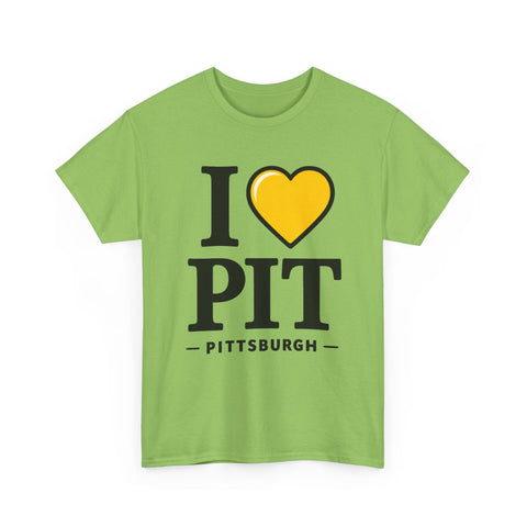 I Heart PIT - Unisex Heavy Cotton Tee T-Shirt - YinzerShop