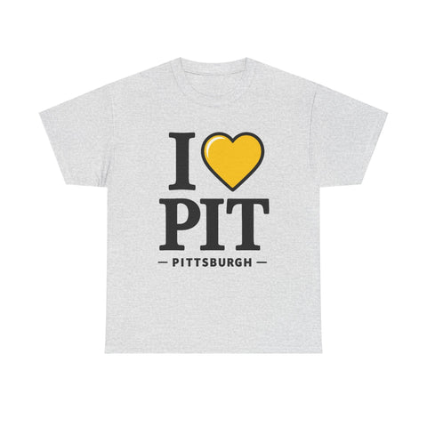 I Heart PIT - Unisex Heavy Cotton Tee T-Shirt - YinzerShop