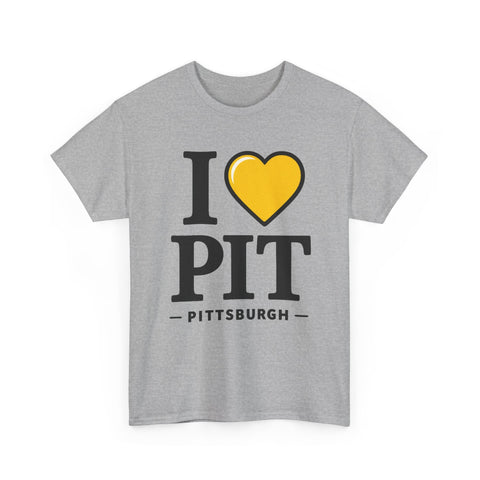 I Heart PIT - Unisex Heavy Cotton Tee T-Shirt - YinzerShop