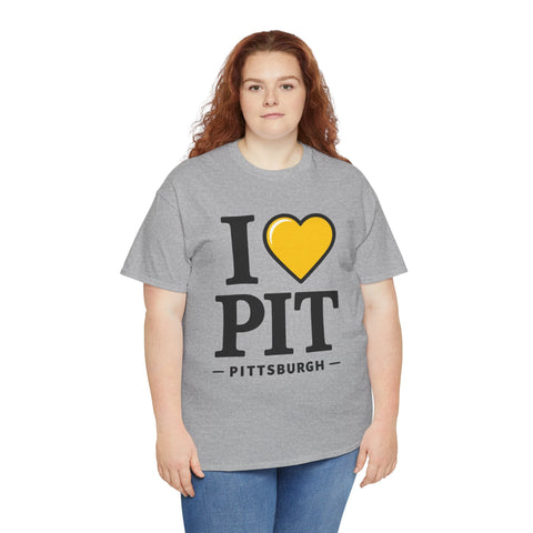I Heart PIT - Unisex Heavy Cotton Tee T-Shirt - YinzerShop