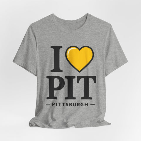 I Heart PIT - Unisex Jersey Short Sleeve Tee T-Shirt - YinzerShop