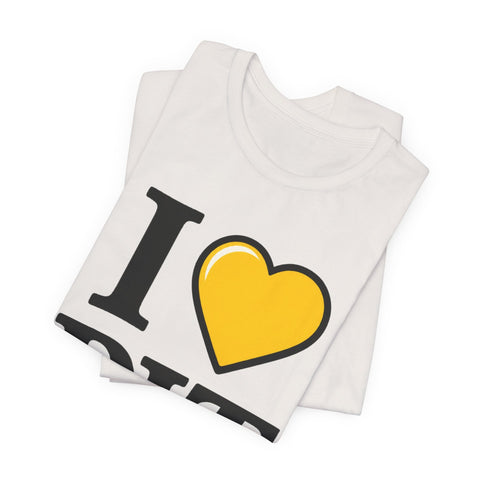 I Heart PIT - Unisex Jersey Short Sleeve Tee T-Shirt - YinzerShop