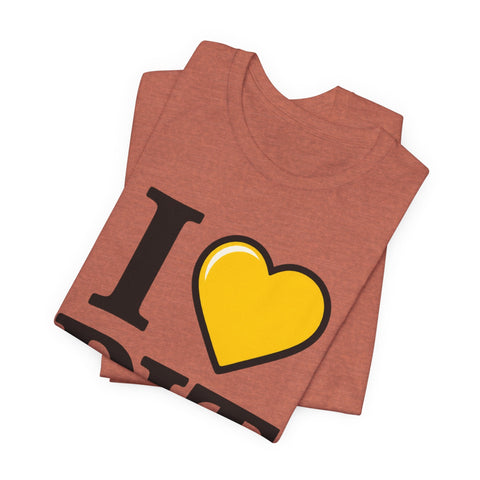 I Heart PIT - Unisex Jersey Short Sleeve Tee T-Shirt - YinzerShop