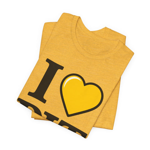 I Heart PIT - Unisex Jersey Short Sleeve Tee T-Shirt - YinzerShop