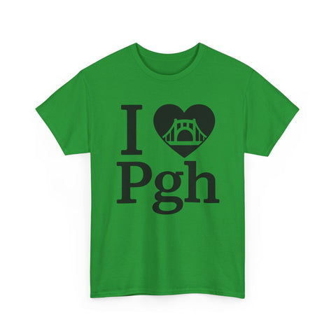 I Love PGH - Unisex Heavy Cotton Tee T-Shirt - YinzerShop