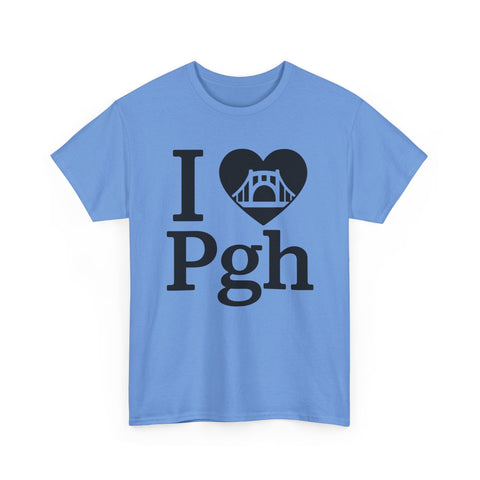 I Love PGH - Unisex Heavy Cotton Tee T-Shirt - YinzerShop