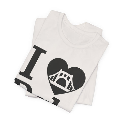 I Love PGH - Unisex Jersey Short Sleeve Tee T-Shirt - YinzerShop