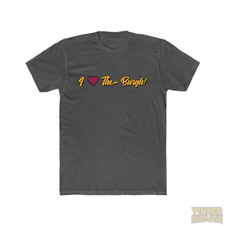 I Love The Burgh T-Shirt T-Shirt Printify Solid Heavy Metal S 
