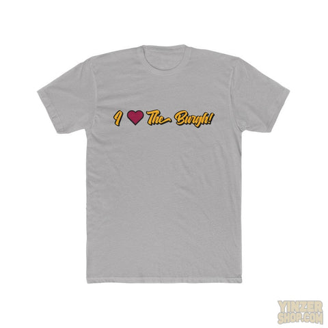 I Love The Burgh T-Shirt T-Shirt Printify Solid Light Grey S 