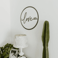 'I Love Us' Circle Wall Decor Wall Decor - YinzerShop