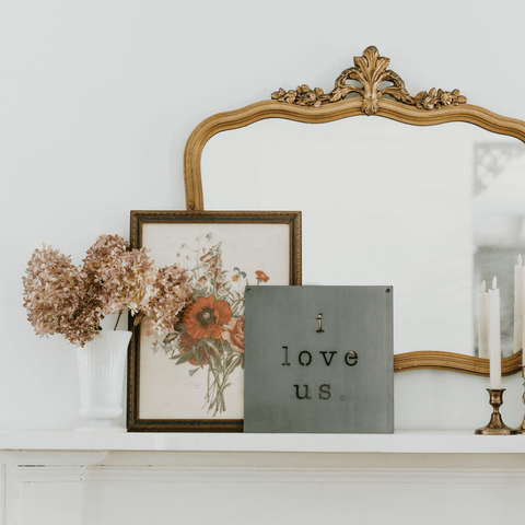 'I Love Us' Wall Decor Wall Decor - YinzerShop