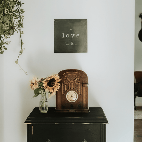 'I Love Us' Wall Decor Wall Decor - YinzerShop