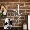 I Love You ASL Decor – Steel Wall Sign | Magnetic Photo Display, Eco Friendly Wall Art Wall Decor - YinzerShop