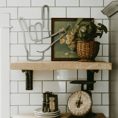 I Love You ASL Decor – Steel Wall Sign | Magnetic Photo Display, Eco Friendly Wall Art Wall Decor - YinzerShop